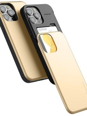 Sky Slide Bumper Case for iPhone 13 Pro Max - Gold