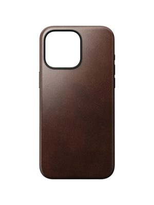 Nomad Leather Phone Case for iPhone 15 Pro Max (Horween Brown)