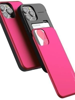 Sky Slide Bumper Case for Galaxy S10 in Black, Gold, Hotpink, Lime, Pink, Red, Rose Gold, Silver, White - Hotpink