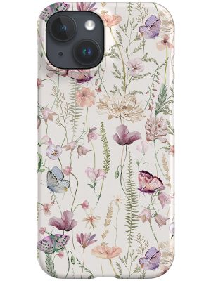 Pink Garden Butterflies By Uta Naumann Phone Case (White)
