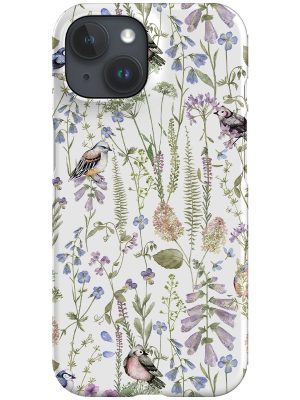 Foxglove and Garden Flowers By Uta Naumann Phone Case (Purple)