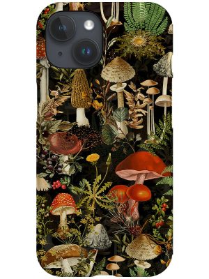 Vintage Mystic Forest Garden By Uta Naumann Phone Case (Black)