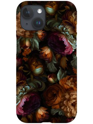 Vintage Baroque Flowers By Uta Naumann Phone Case (Dark)