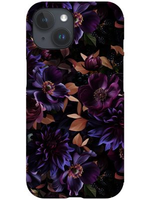 Vintage Mystic Baroque Flowers By Uta Naumann Phone Case (Purple)