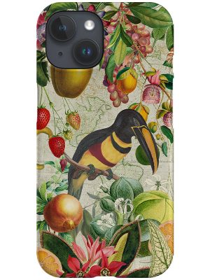 Exotic Toucan and Fruit By Uta Naumann Phone Case (Green)