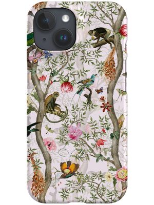 Vintage Chinoiserie Jungle Animals By Uta Naumann Phone Case (Neutral)