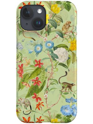 Exotic Chinoiserie Garden By Uta Naumann Phone Case (Green)
