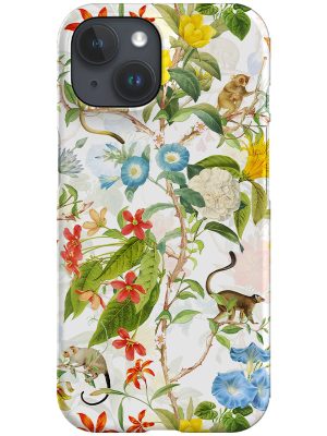 Exotic Chinoiserie Garden By Uta Naumann Phone Case (White)