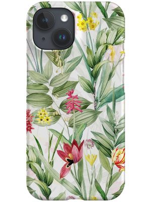 Tropical Plants and Leaves By Uta Naumann Phone Case (White)