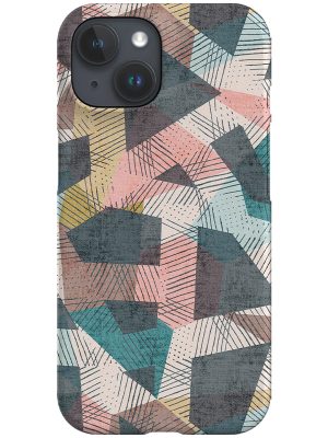 Abstract Geometric by Michele Norris Phone Case (Grey)
