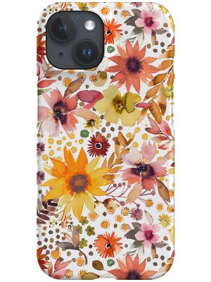 Big Sunflowers Gold By Ninola Design Phone Case (Yellow)