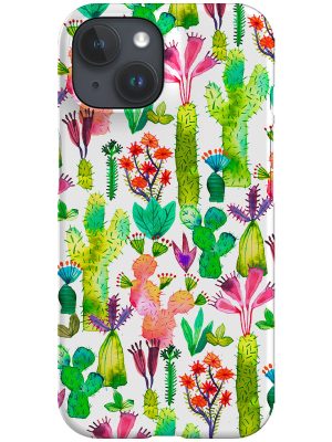 Cacti Garden By Ninola Design Phone Case (Green)