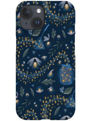 Catching Fireflies by Becca Story Smith Phone Case (Blue)