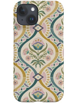 Chic Vintage Damask by Misentangledvision Phone Case (Beige)