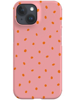 Drift Dots Phone Case (Orange Pink)