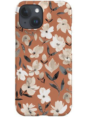Fresh Flowers By Ninola Design Phone Case (Terracotta)