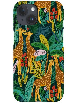 Giraffes By Maria Galybina Phone Case (Dark)