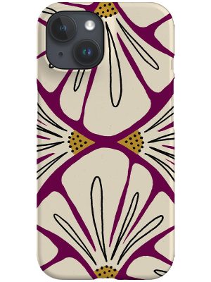 Lilian By Amy MacCready Phone Case (Maroon)