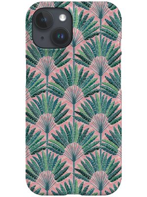 Mod Traveller Palms by Misentangledvision Phone Case (Pink)