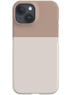 Colour Block Print Phone Case (Terracotta)