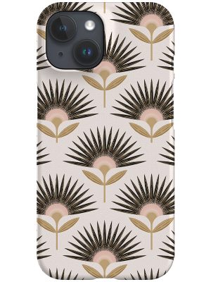Neutral Geometric by Garabateo Phone Case (Beige)