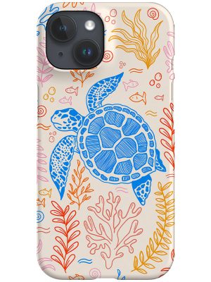 Sea Turtle iPhone Phone Case (Bright)