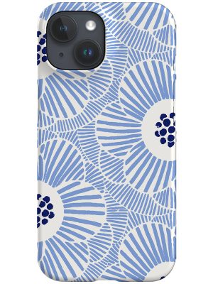 Overlapping Camellia Floral by Vivian Hasenclever Phone Case (White)