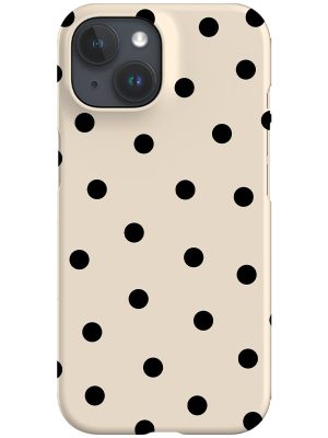 Quiet Dots Phone Case (Beige Black)