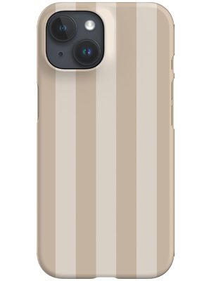 Quiet Line Stripe Phone Case (Light Cream)