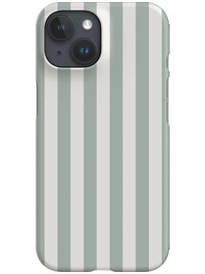 Still Line Stripe Phone Case (Sea Mist)