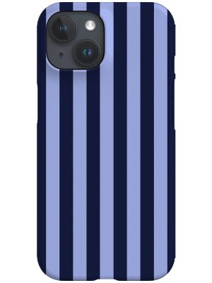 Still Line Stripe Phone Case (Tonal Blue)