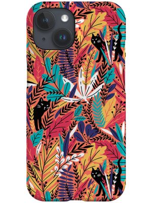 Cat By Maria Galybina Phone Case (Coral)