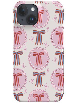 Coquette Bows by Vivian Hasenclever Phone Case (Pink)
