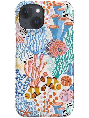 Coral Reef by Vivian Hasenclever Phone Case (White)