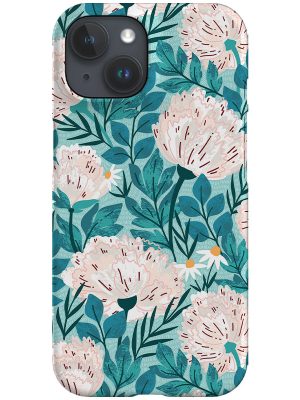 Peonies By Maria Galybina Phone Case (White)