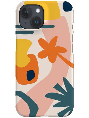Abstract Nature Phone Case (Yellow Green)