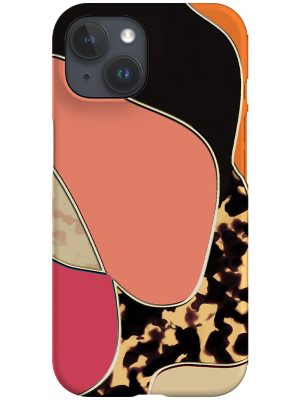 Bubble Panther Phone Case (Orange Pink)