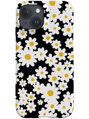 Painted Daisy Phone Case (Black)