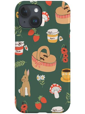 Cute Cottagecore Phone Case (Khaki)