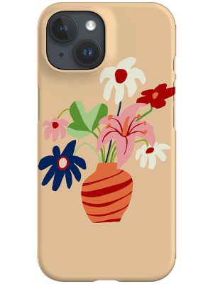 Flower Vase Placement Phone Case (Peach)