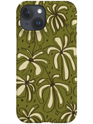 Flowerscape Four Colour Phone Case (Khaki)