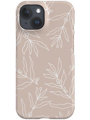 Harvest Line Art Phone Case (Peach)
