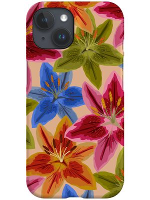 Lily Scatter Phone Case (Peach)