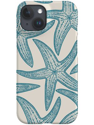 Oversized Starfish Phone Case (Beige Blue)