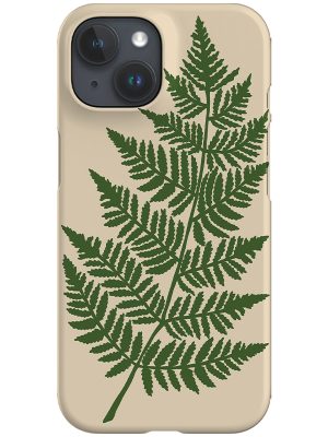 Placement Fern Bold Phone Case (Green)