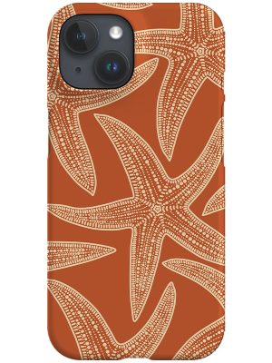 Oversized Starfish Phone Case (Burnt Orange Beige)
