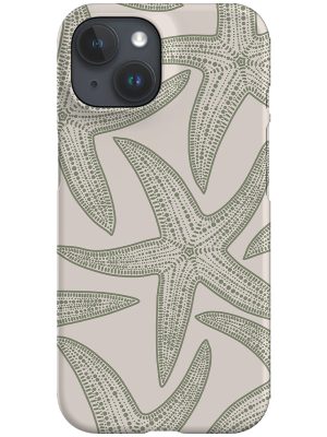 Oversized Starfish Phone Case (Linen Moss Green)