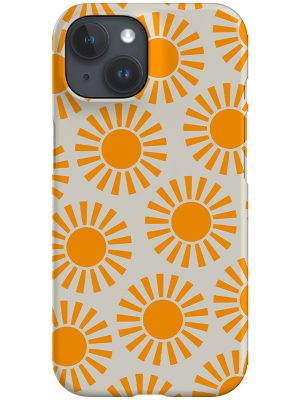 Sun Scatter Phone Case (Off White Yellow)