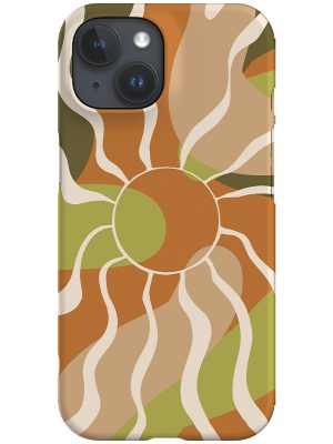 Swirly Sun Phone Case (Green)