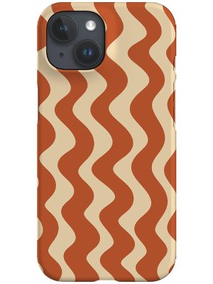 Vertical Waves Phone Case (Burnt Orange)